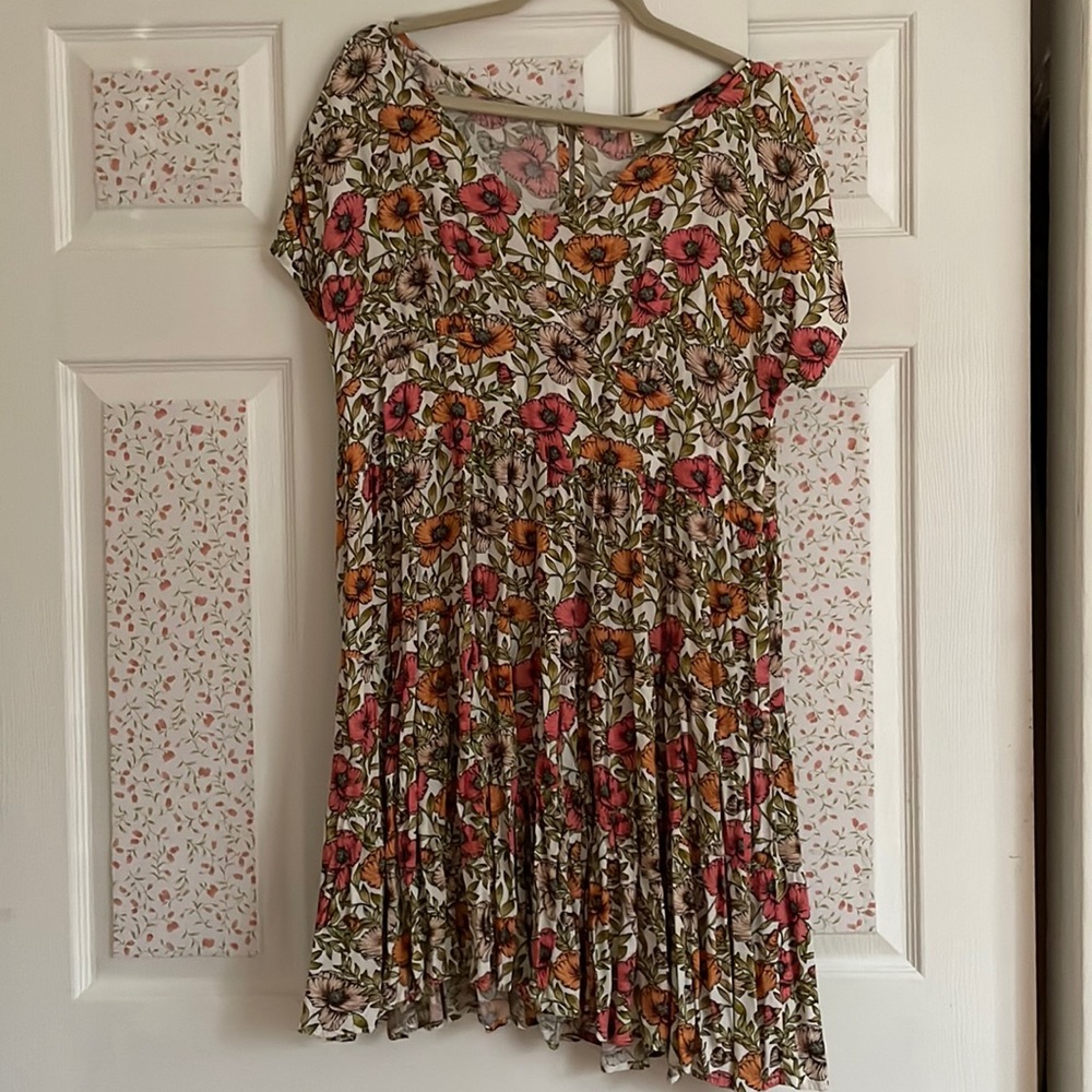 Mini floral dress